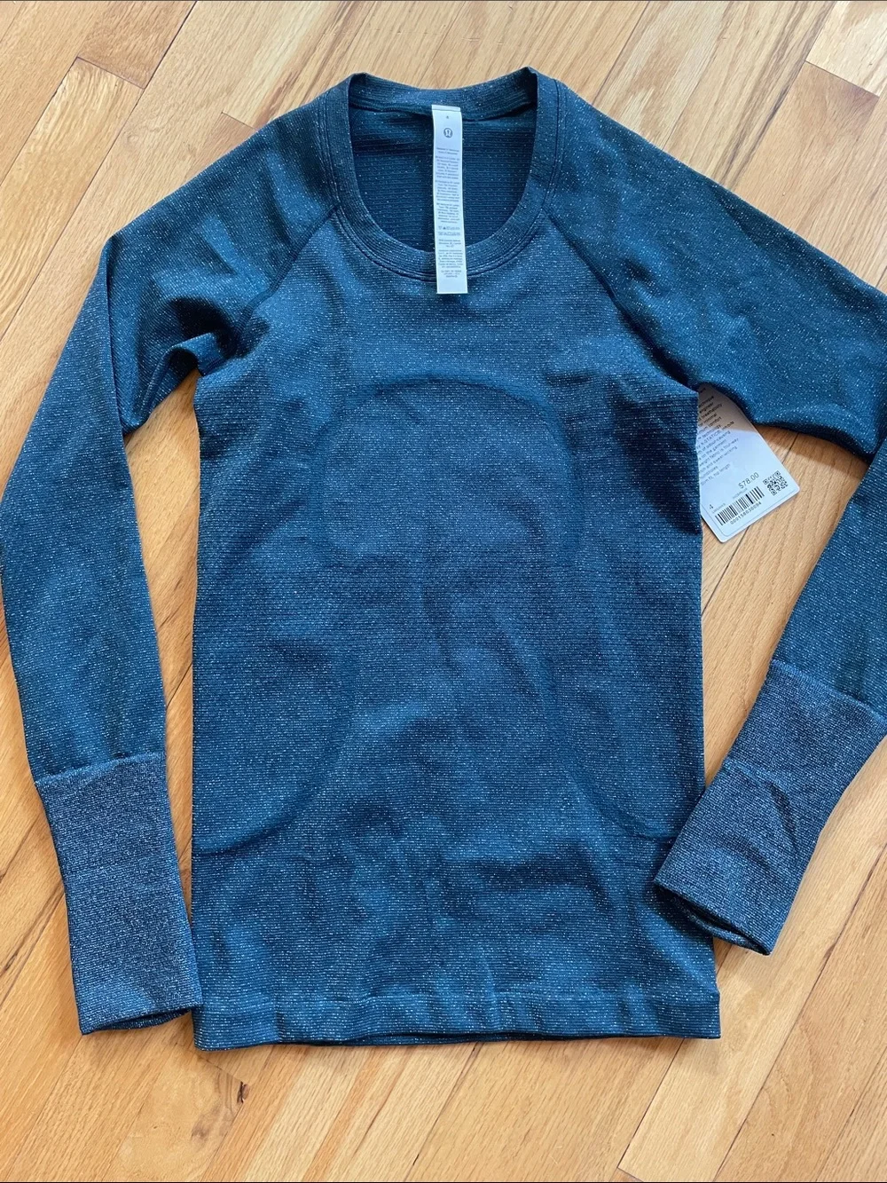 Women's swiftly tech long sleeve 2.0 sparkle - Dark Teal